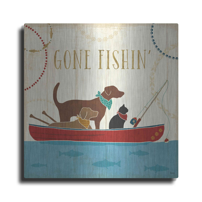 'Lake Pals III' by Veronique Charron – Metal Wall Art