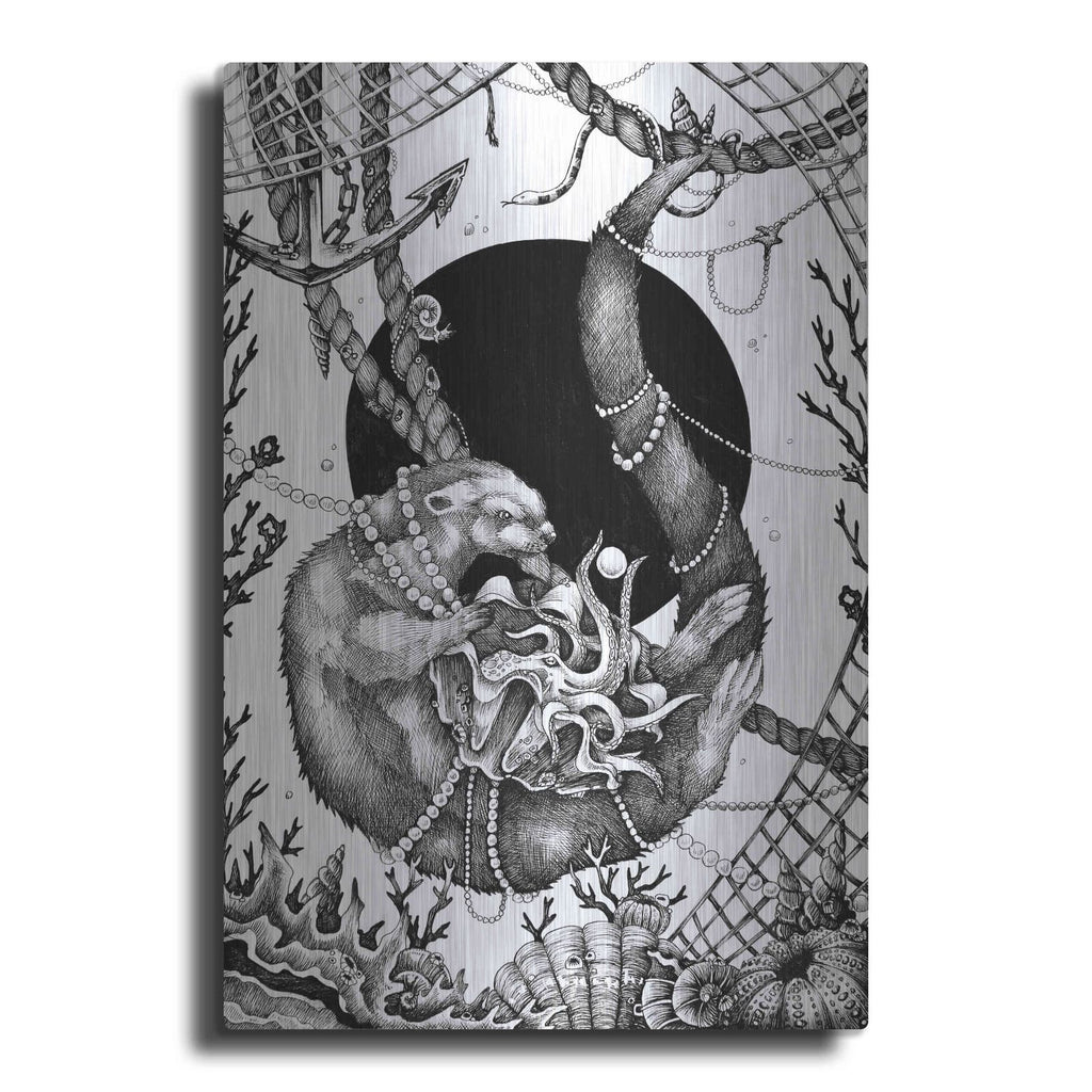 'Otter' by Avery Multer – Metal Wall Art