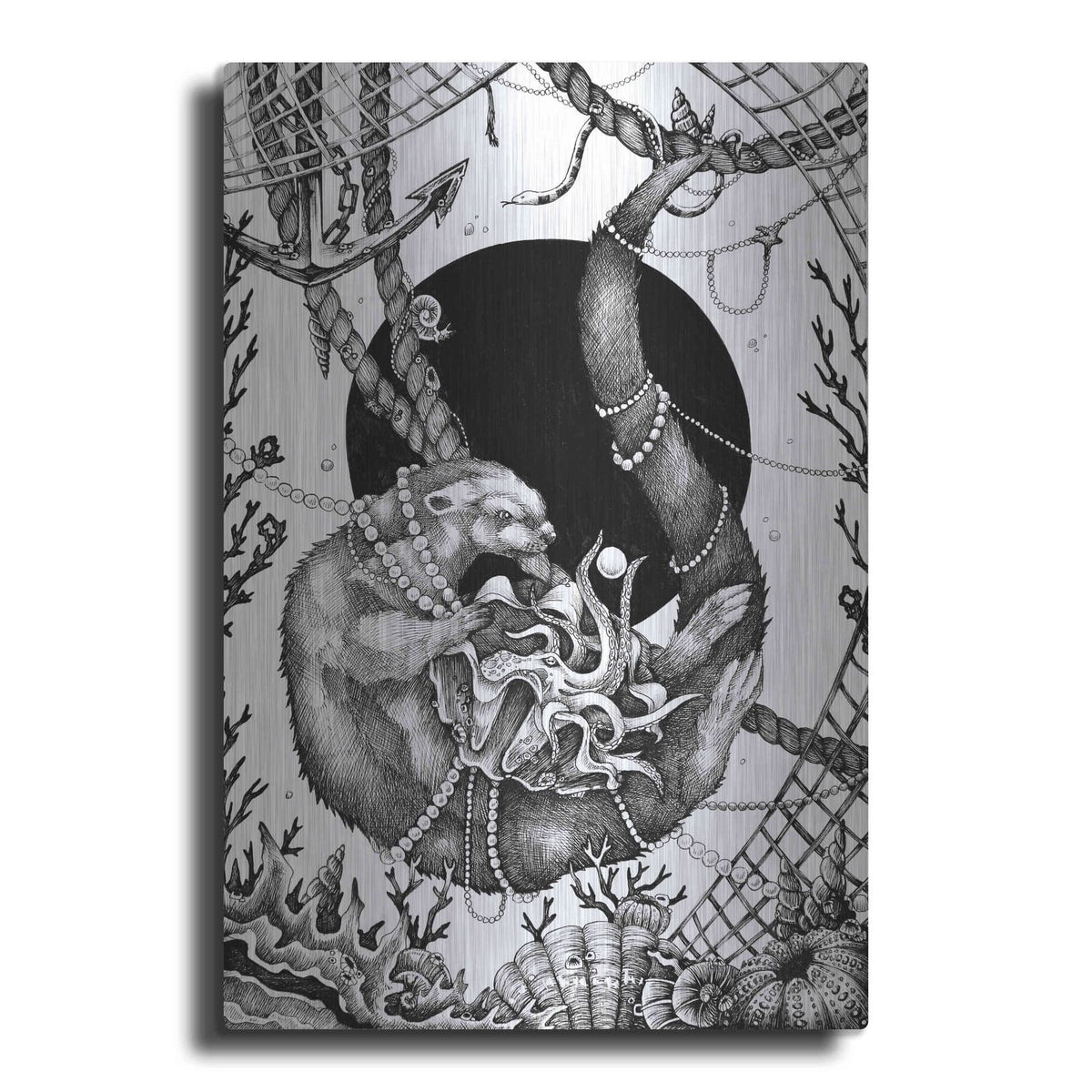'Otter' by Avery Multer – Metal Wall Art