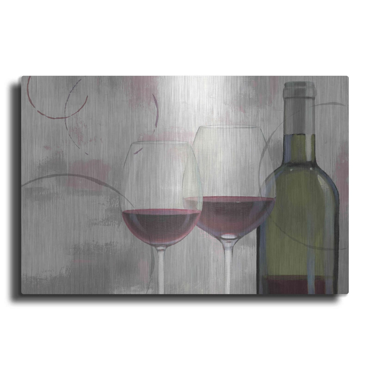 'Taste Appeal Red I' by James Wiens – Metal Wall Art