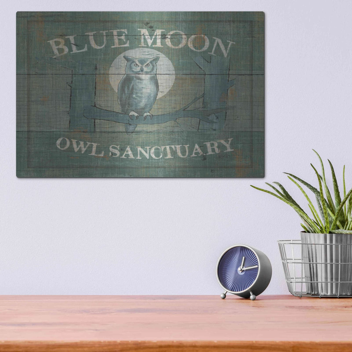 'Lodge Signs VII' by James Wiens – Metal Wall Art, 16x12 room view