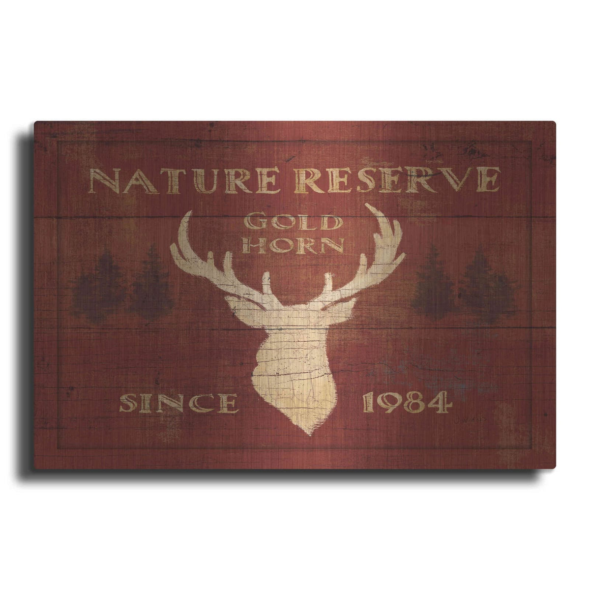 'Lodge Signs IX' by James Wiens – Metal Wall Art