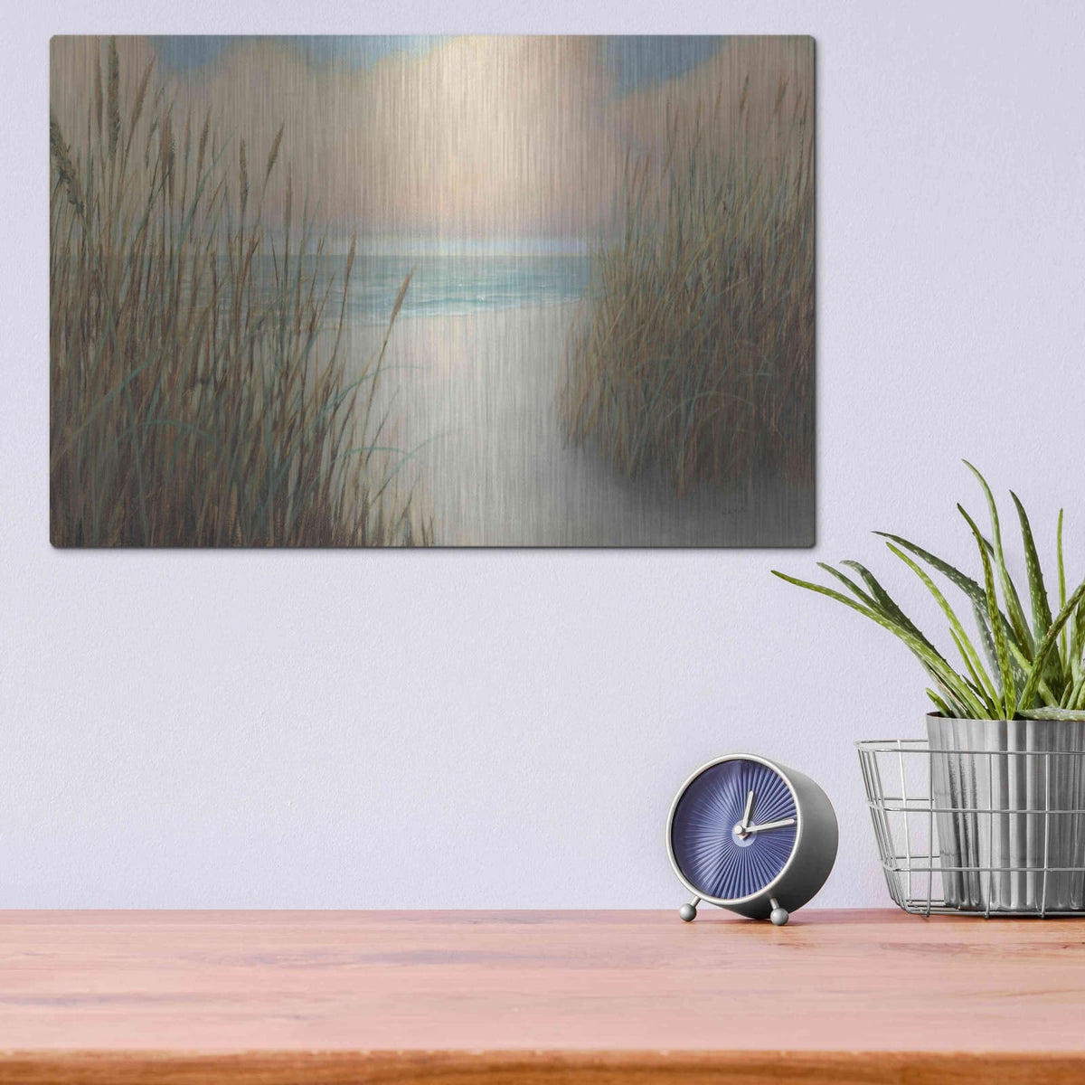 'Beach Trail I' by James Wiens – Metal Wall Art, 16x12 room view