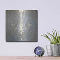 'Luxurious Lights I' by James Wiens – Metal Wall Art, 12x12 room view