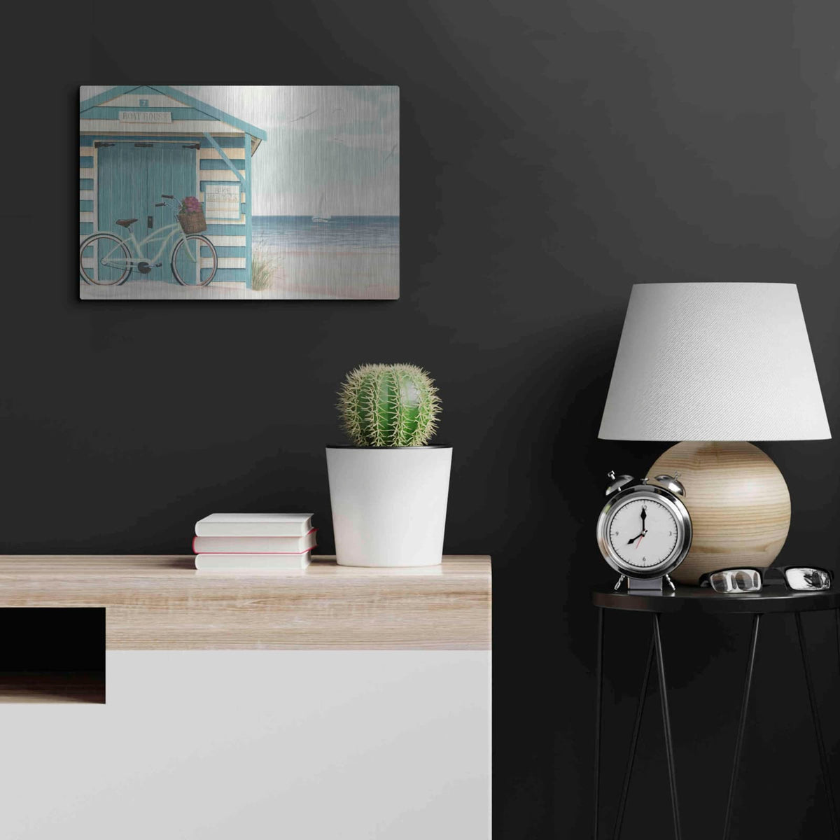 'Beach Cruiser I' by James Wiens – Metal Wall Art, 24x16 room view