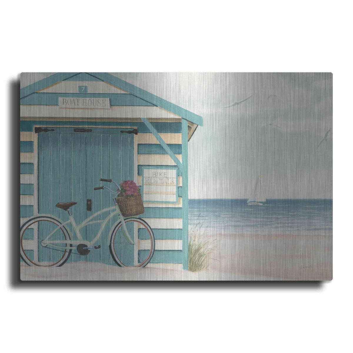 'Beach Cruiser I' by James Wiens – Metal Wall Art
