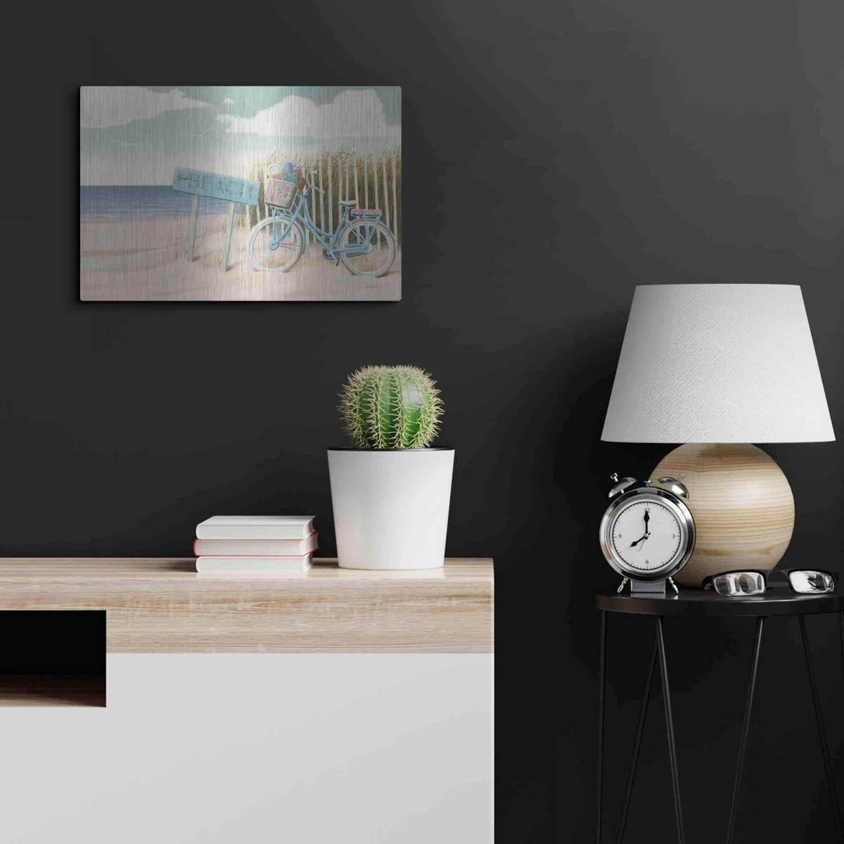 'Beach Cruiser II' by James Wiens – Metal Wall Art, 24x16 room view