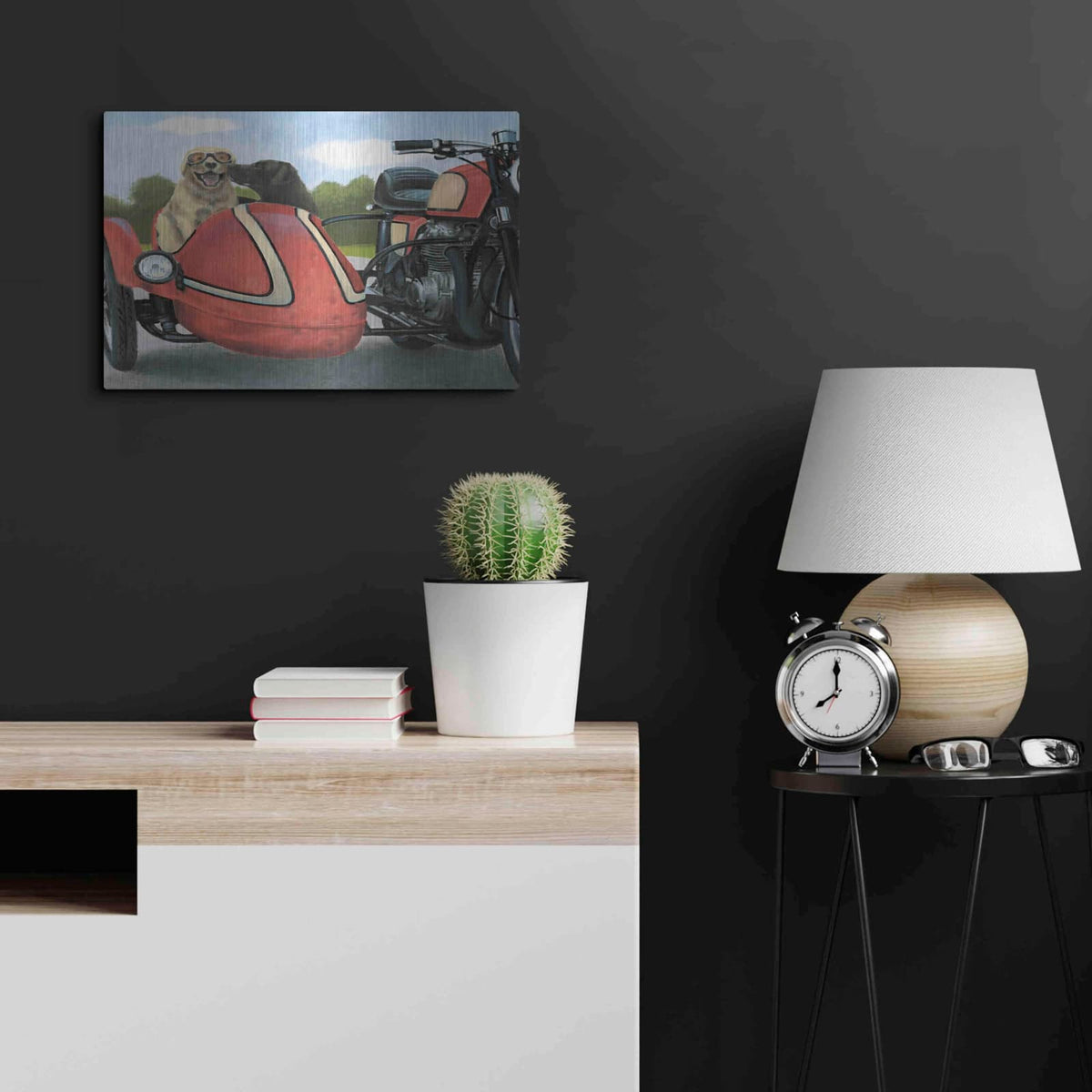 'Born to Be Wild Crop' by James Wiens – Metal Wall Art, 24x16 room view