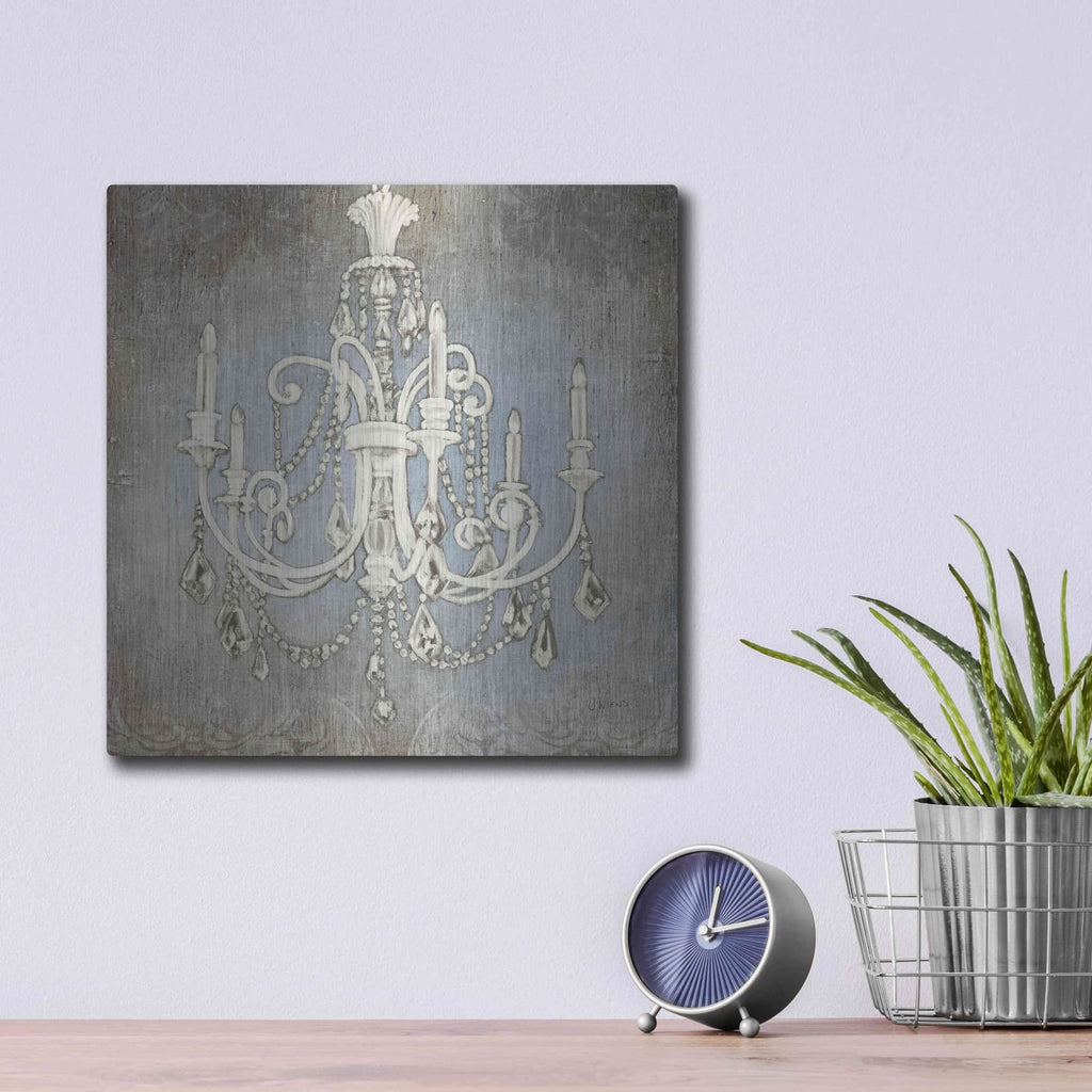 'Luxurious Lights III' by James Wiens – Metal Wall Art, 12x12 room view
