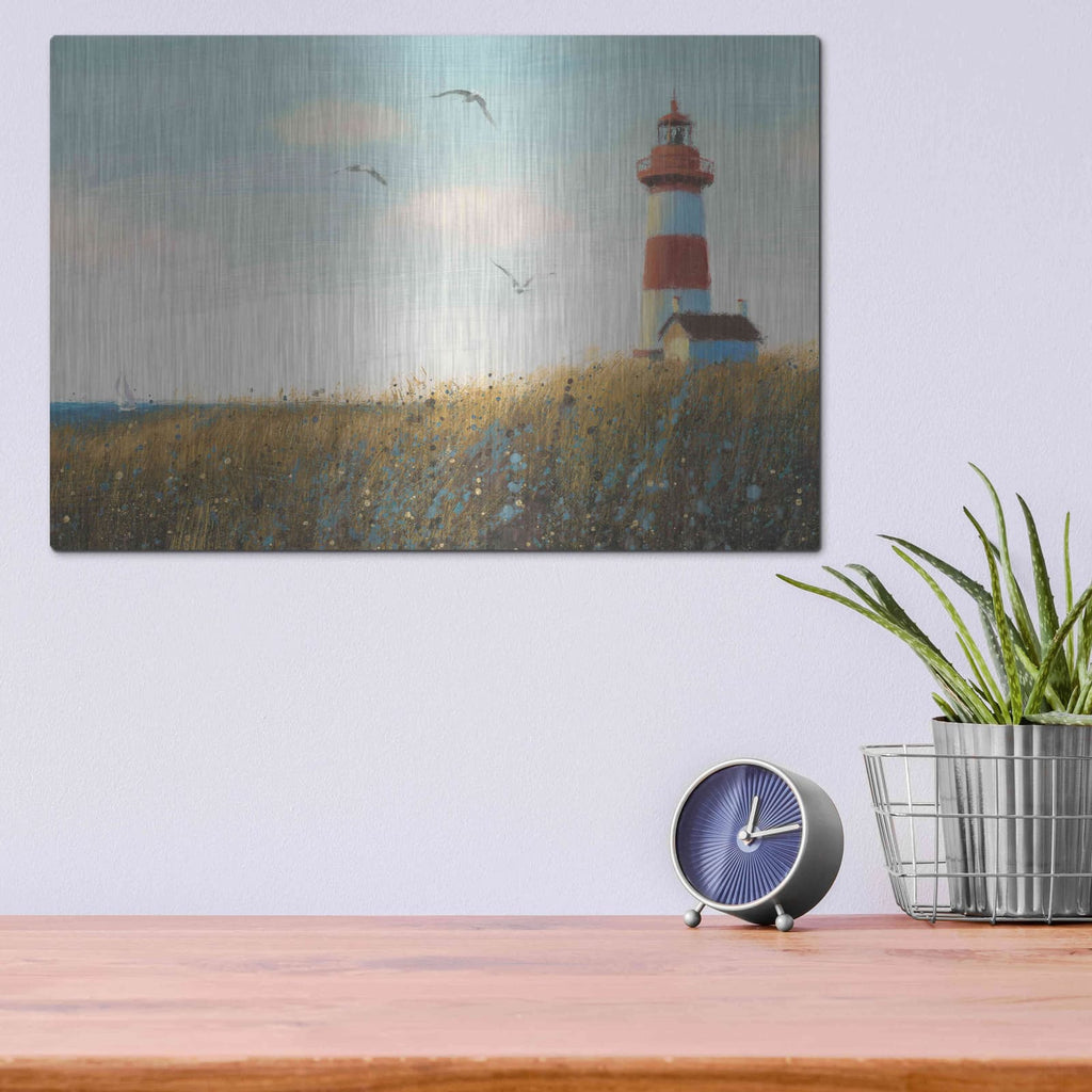 'Seaside View I' by James Wiens – Metal Wall Art, 16x12 room view