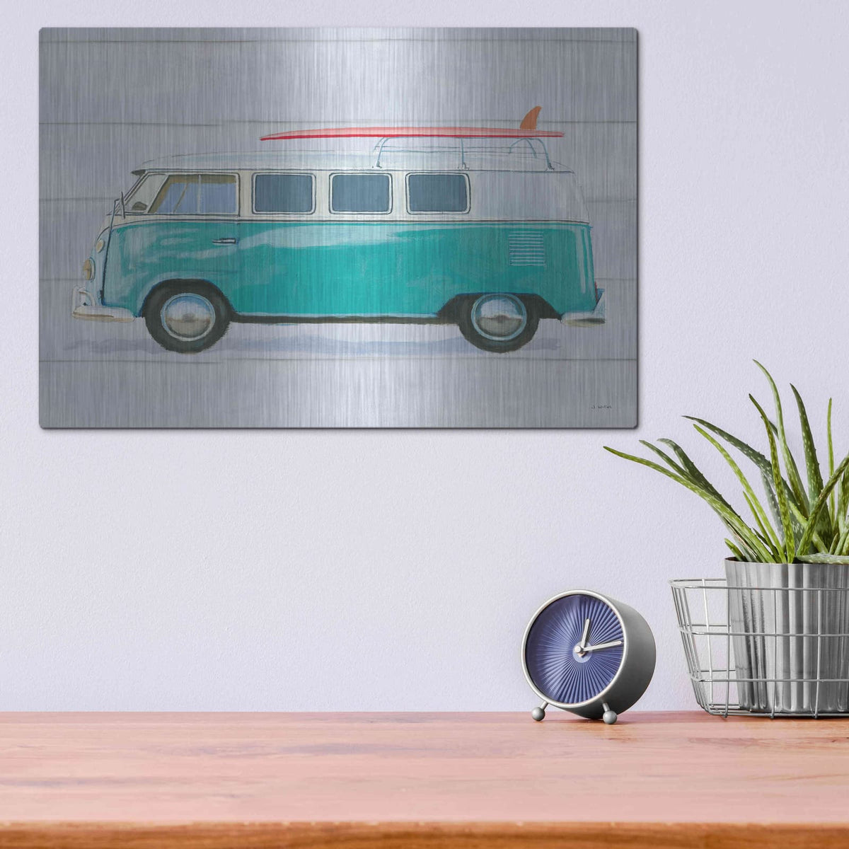 'Beach Ride X' by James Wiens – Metal Wall Art, 16x12 room view