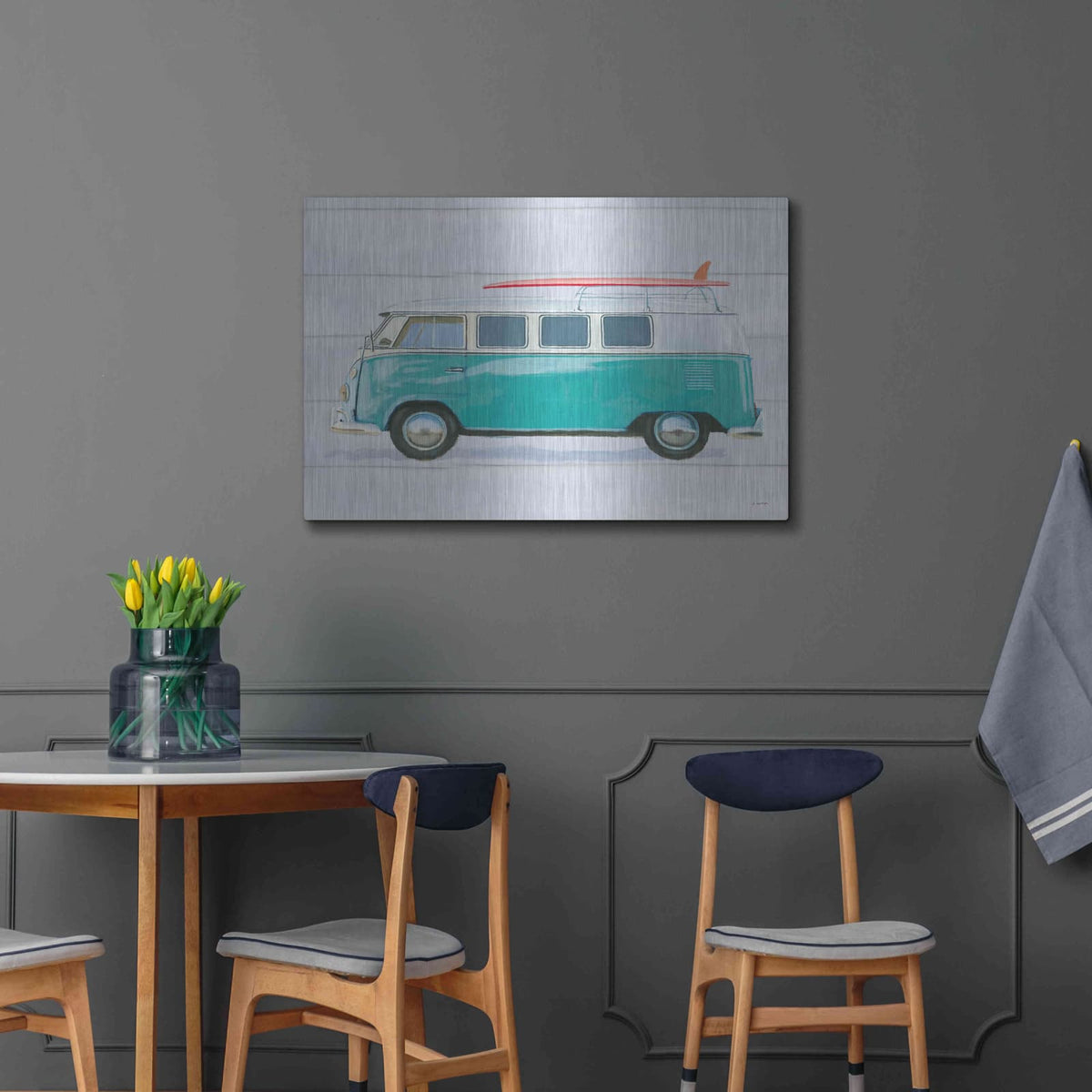 'Beach Ride X' by James Wiens – Metal Wall Art, 36x24 room view