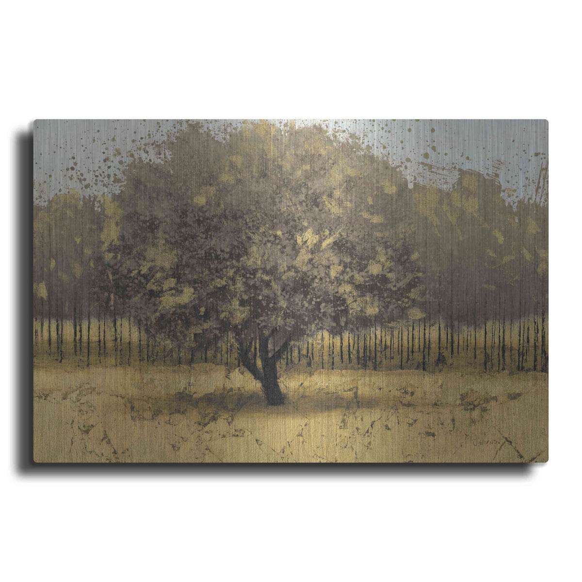 'Golden Trees I' by James Wiens – Metal Wall Art