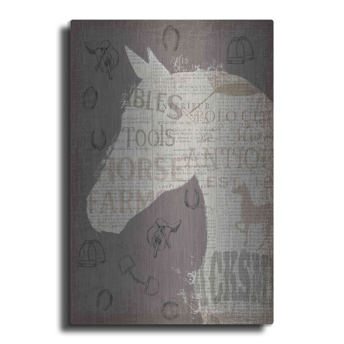'Equine III' by James Wiens – Metal Wall Art