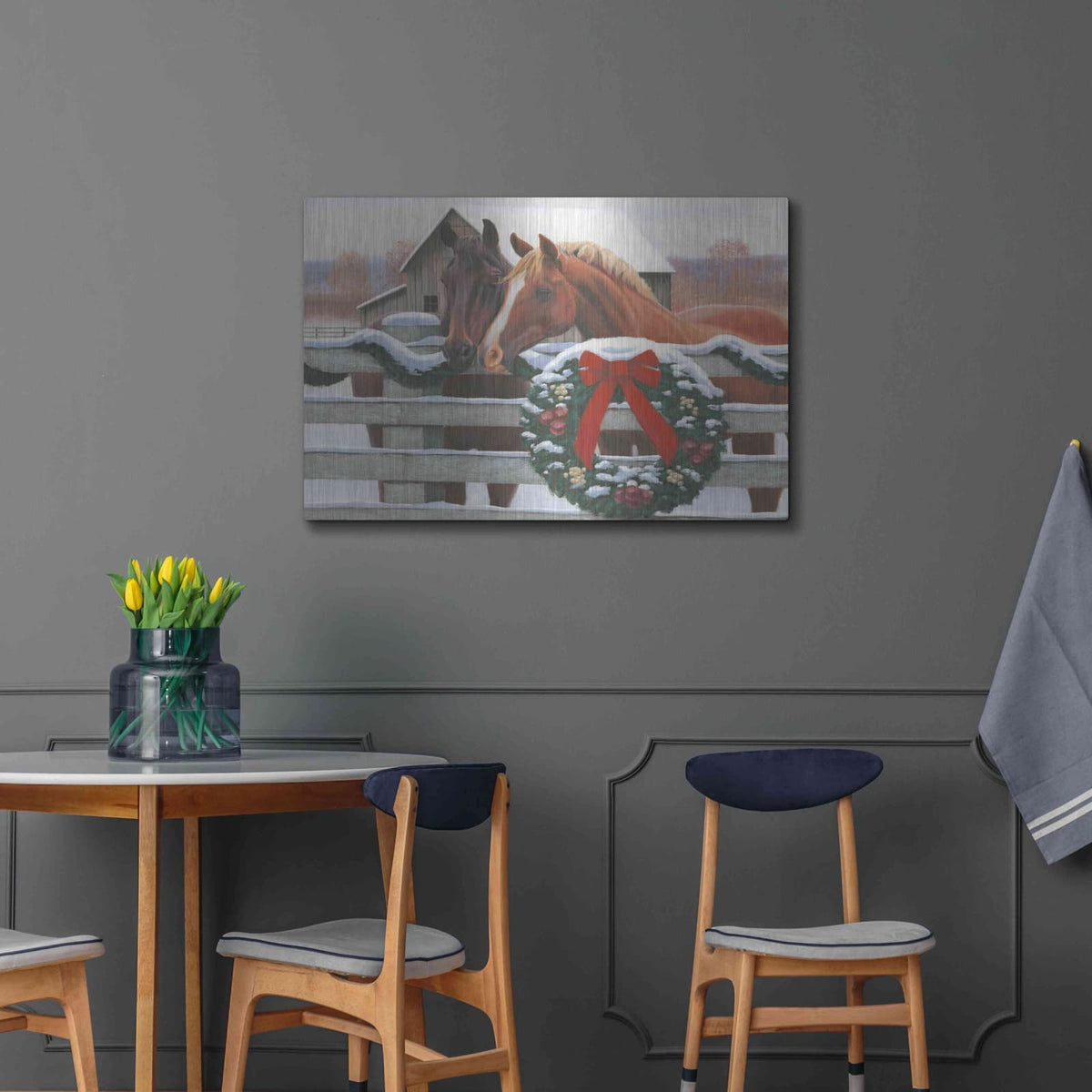 'Christmas in the Heartland II' by James Wiens – Metal Wall Art, 36x24 room view