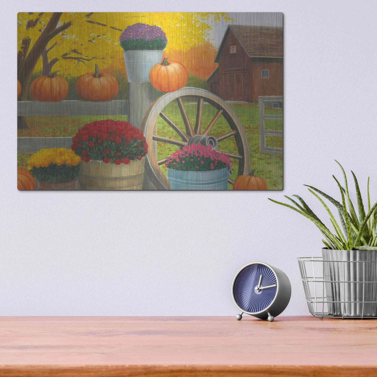'Autumn Affinity II' by James Wiens – Metal Wall Art, 16x12 room view