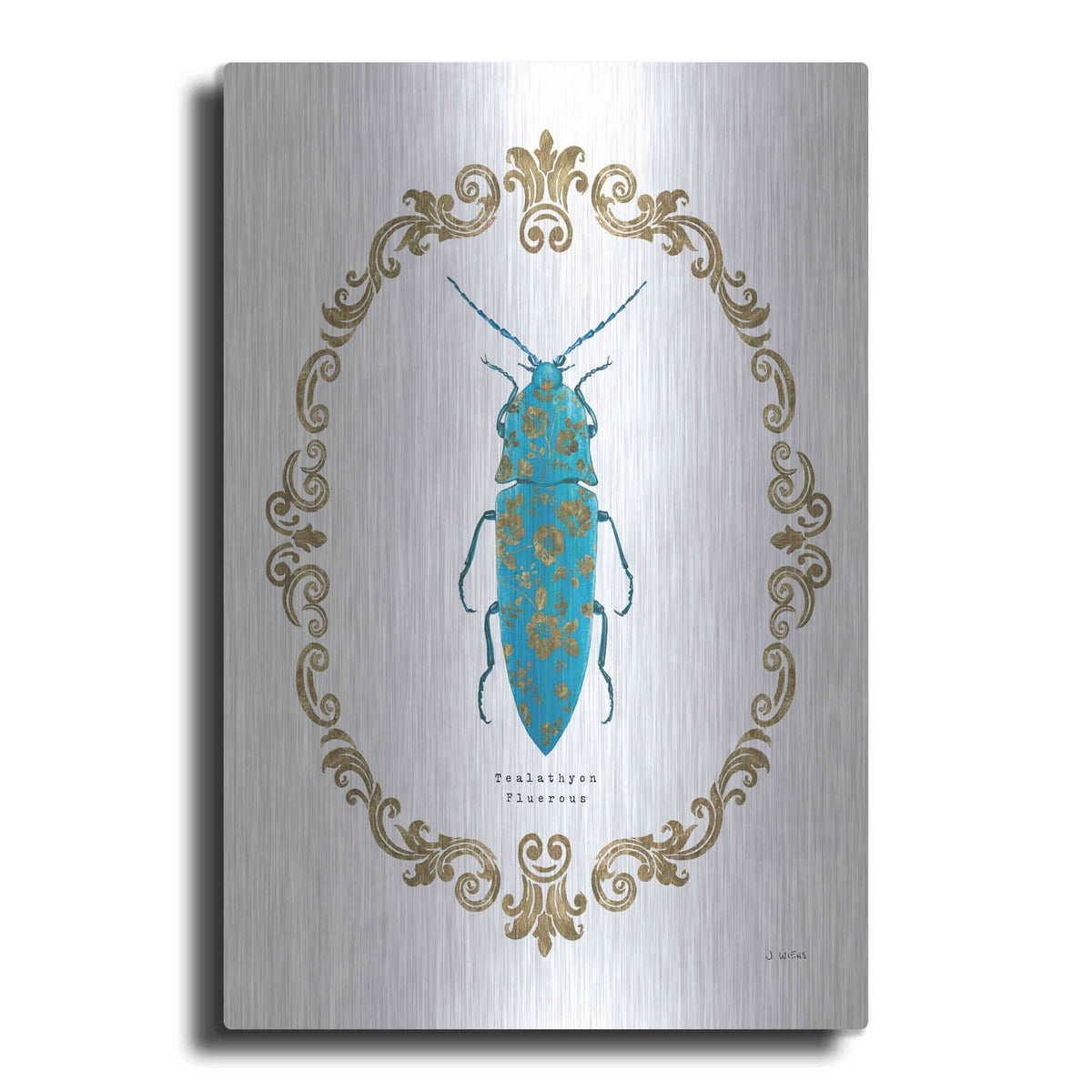 'Adorning Coleoptera VIII' by James Wiens – Metal Wall Art