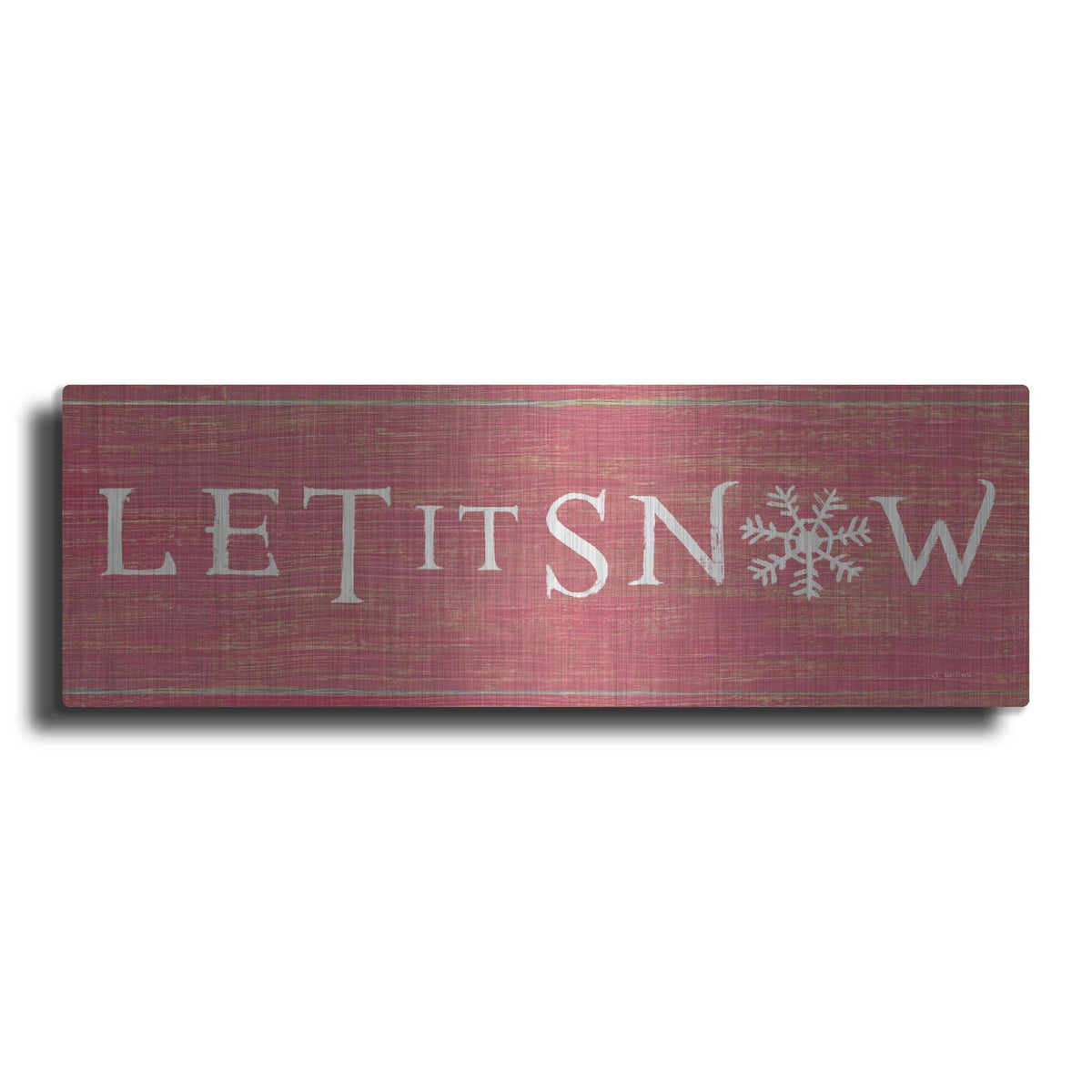 'Christmas Affinity I Red' by James Wiens – Metal Wall Art