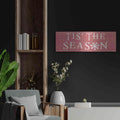 'Christmas Affinity IV Red' by James Wiens – Metal Wall Art, 36x12 room view