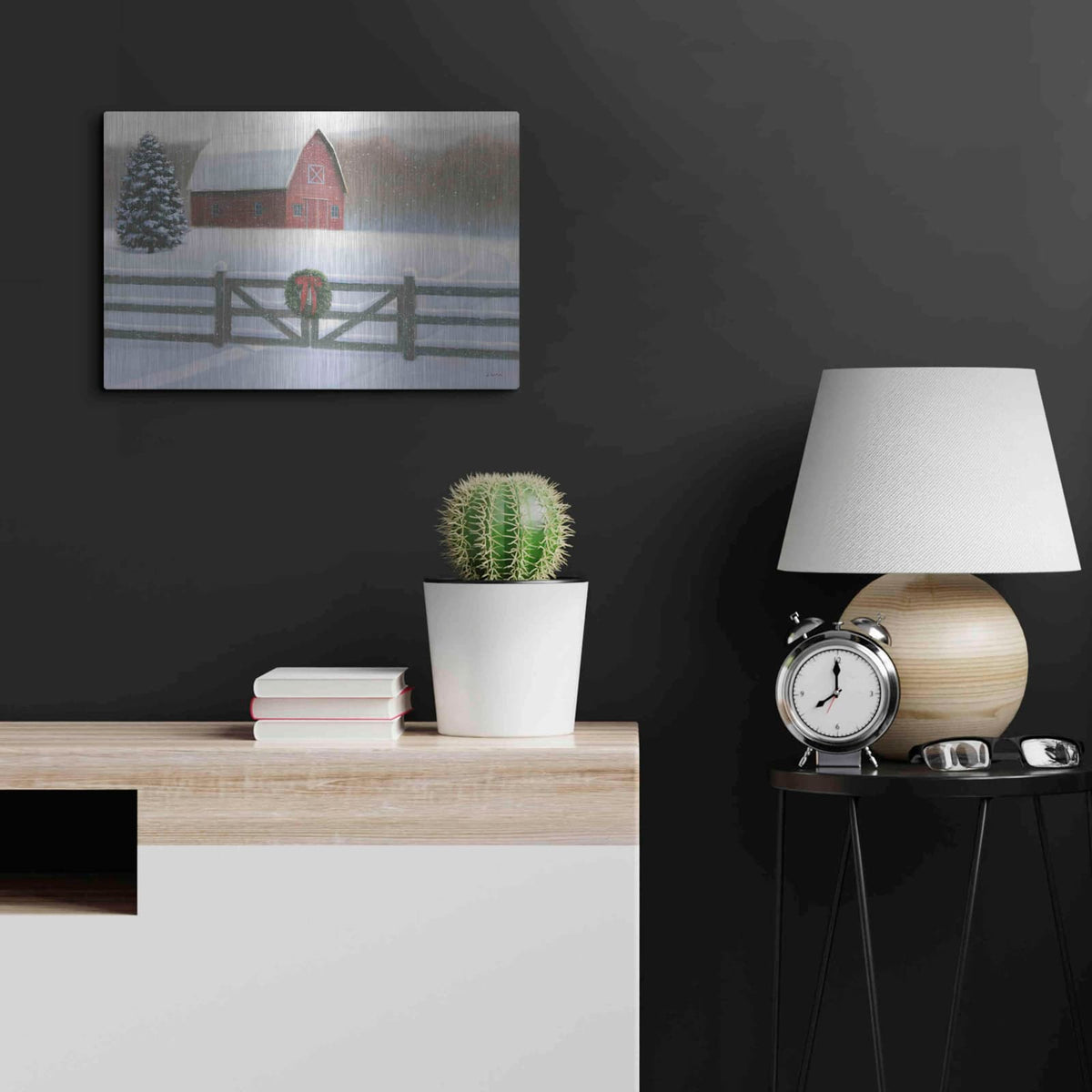 'Christmas Affinity VI' by James Wiens – Metal Wall Art, 24x16 room view
