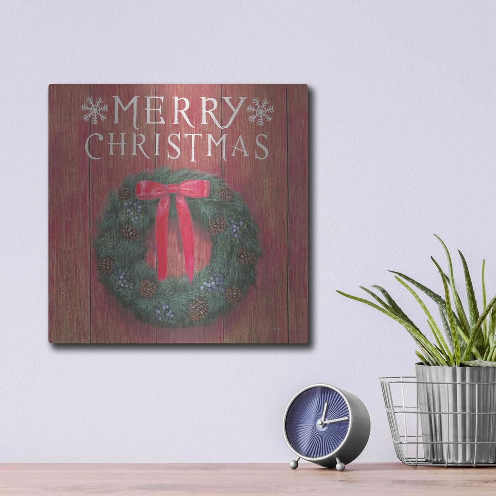 'Christmas Affinity VII' by James Wiens – Metal Wall Art, 12x12 room view