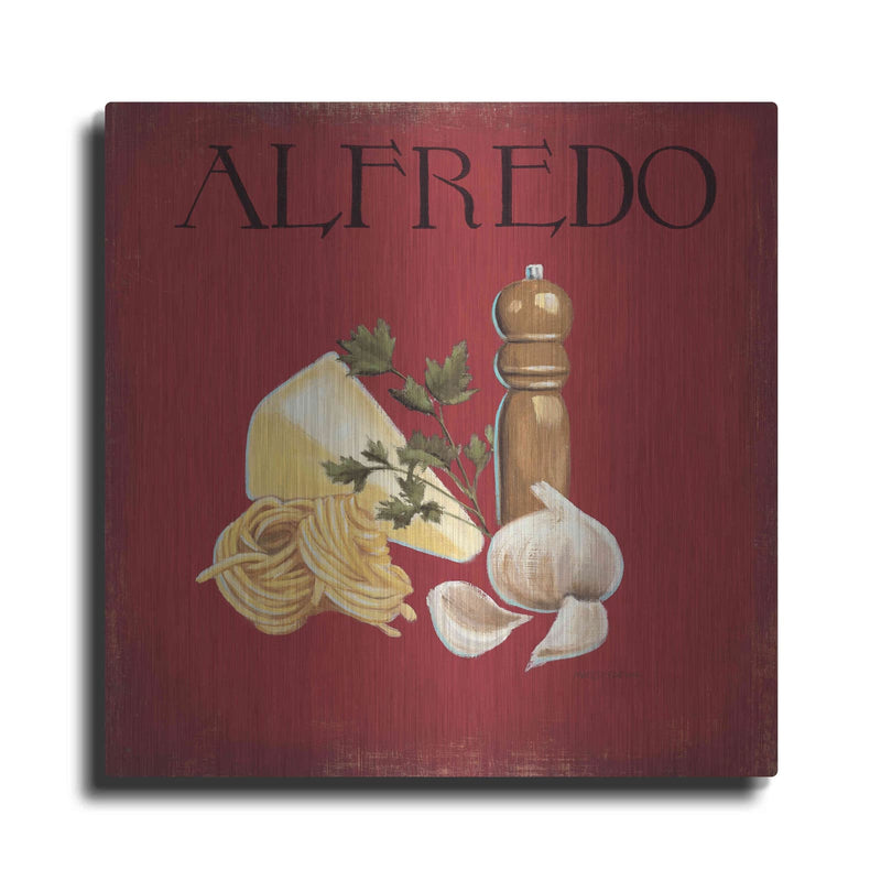 'Italian Cuisine III' by Marco Fabiano – Metal Wall Art