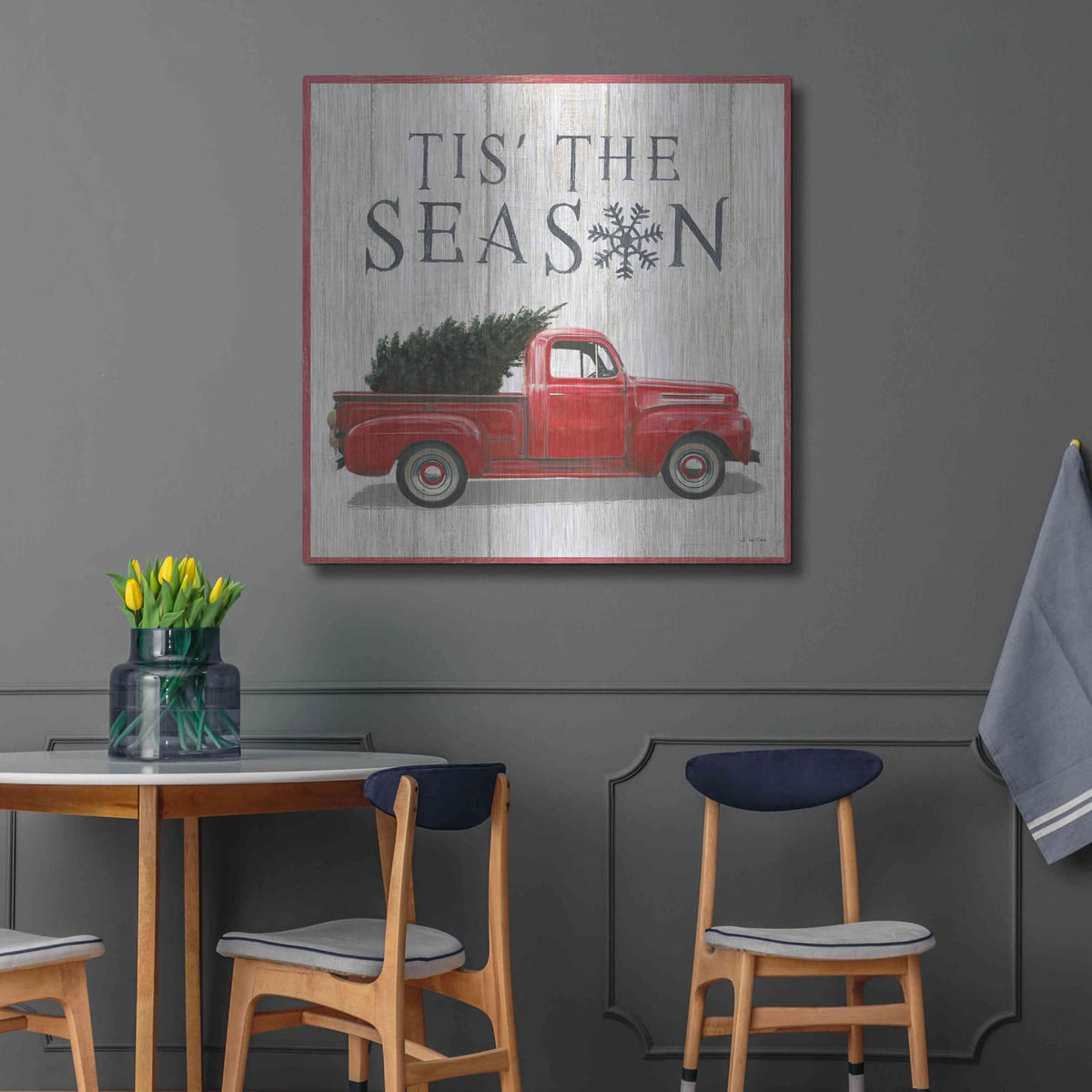 'Christmas Affinity XI' by James Wiens – Metal Wall Art, 36x36 room view