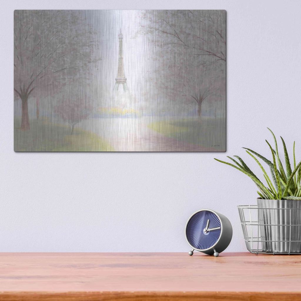 'Pretty Paris' by James Wiens – Metal Wall Art, 16x12 room view