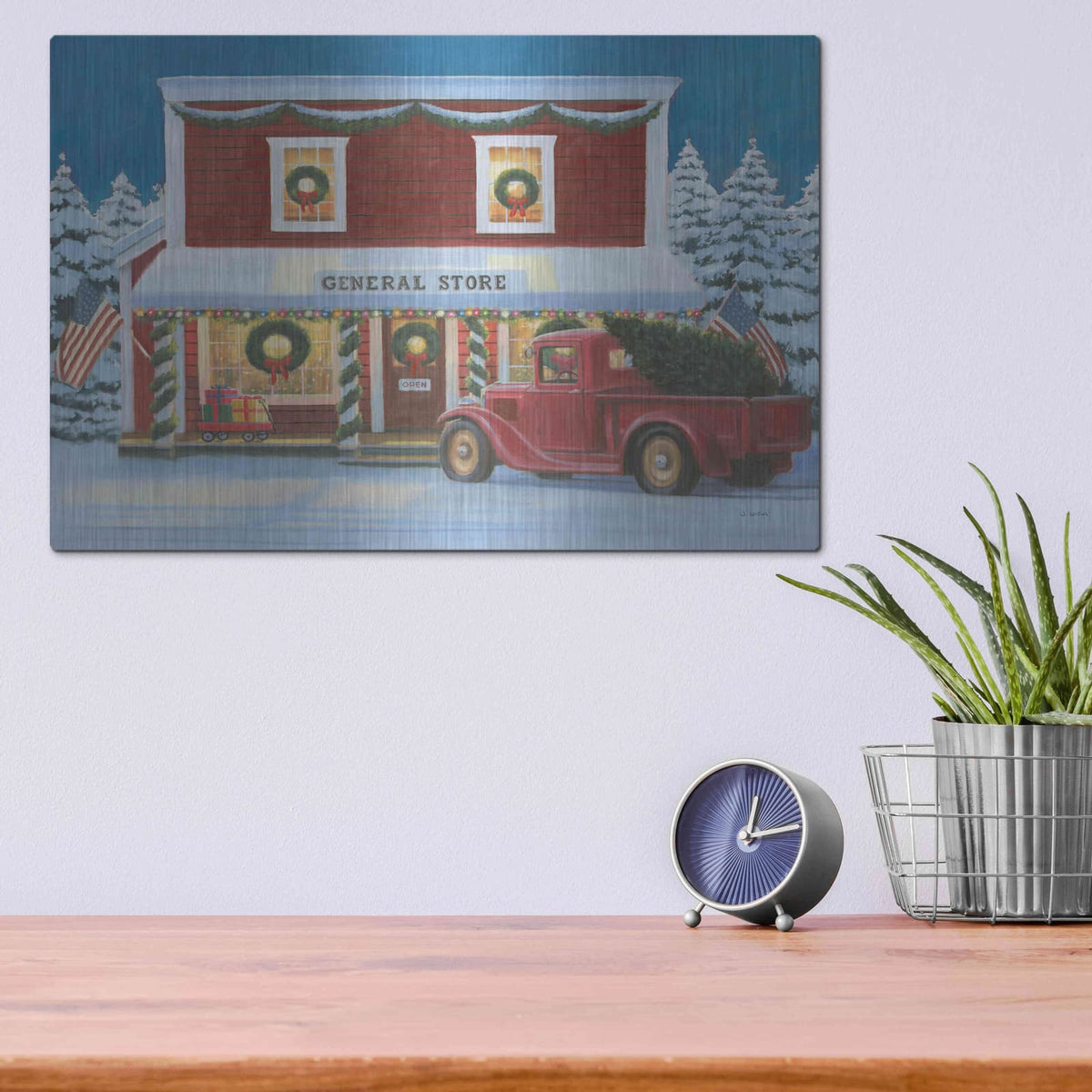 'Holiday Moments I' by James Wiens – Metal Wall Art, 16x12 room view