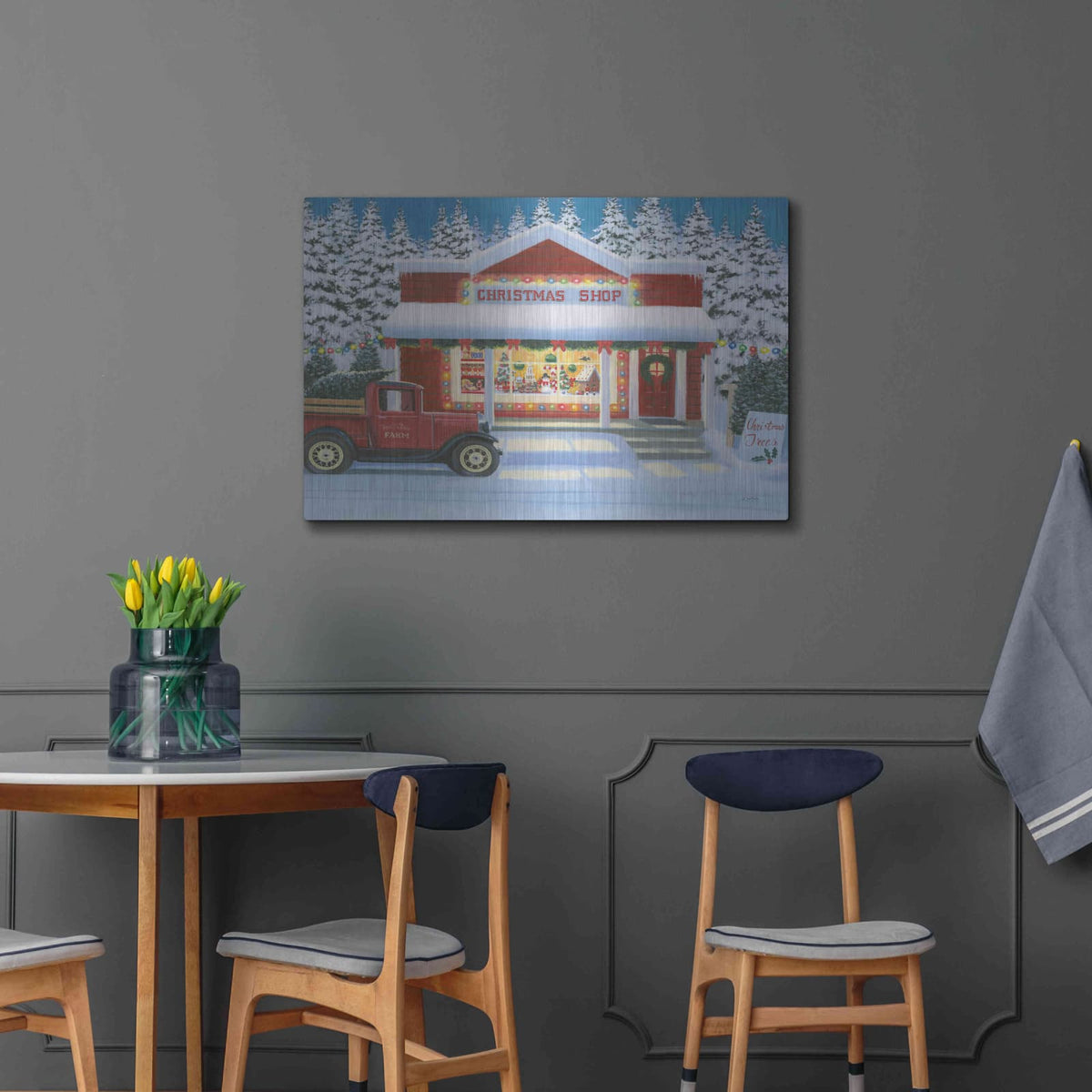 'Holiday Moments II' by James Wiens – Metal Wall Art, 36x24 room view