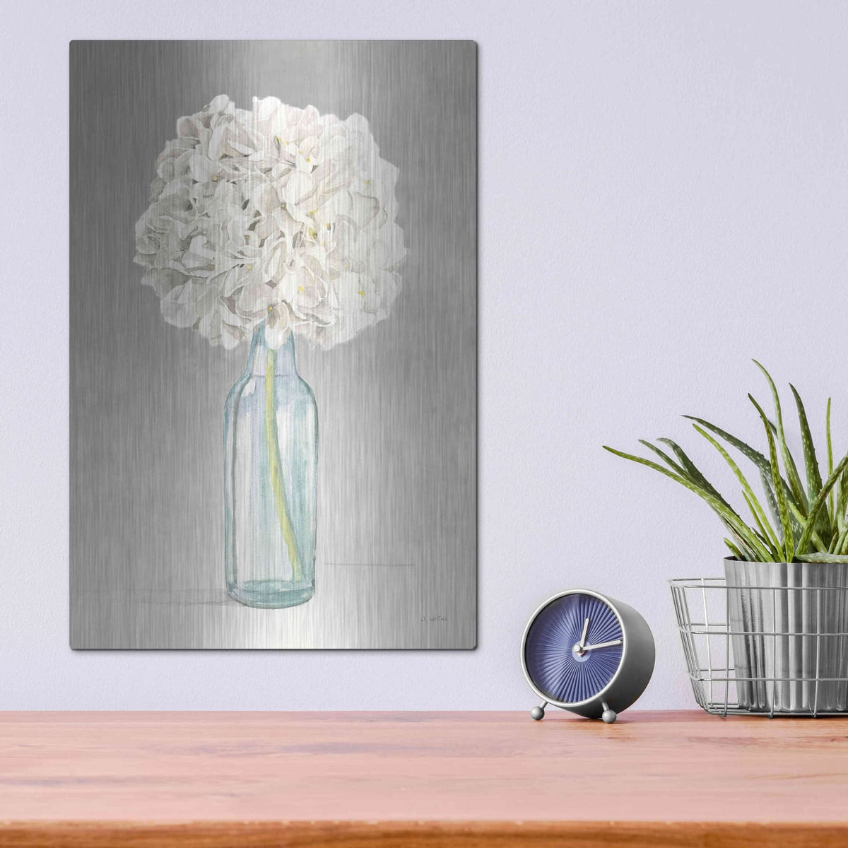 'Tranquil Blossoms II' by James Wiens – Metal Wall Art, 12x16 room view