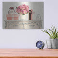 'Parfum Chic II' by Marco Fabiano – Metal Wall Art, 16x12 room view