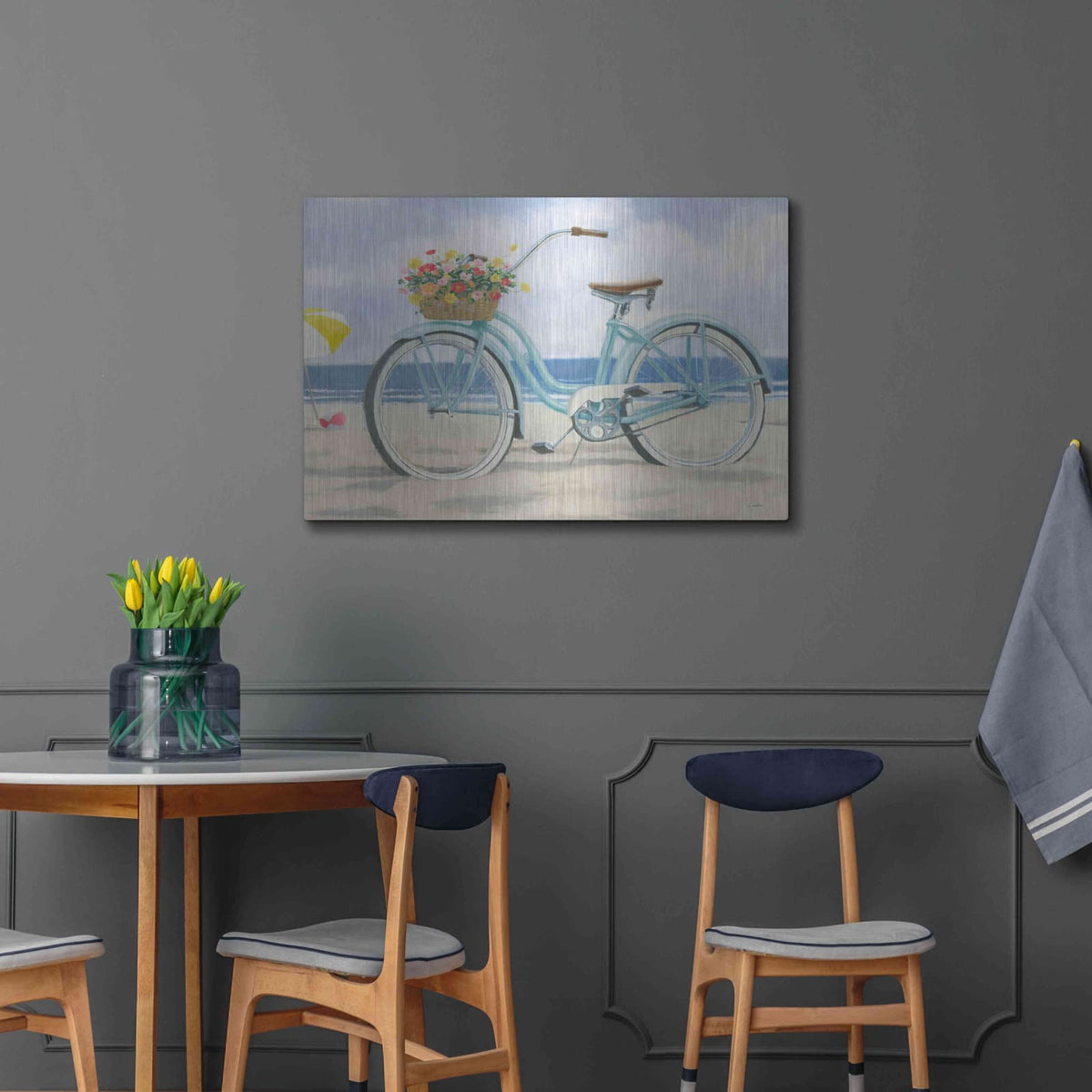 'Beach Time III' by James Wiens – Metal Wall Art, 36x24 room view