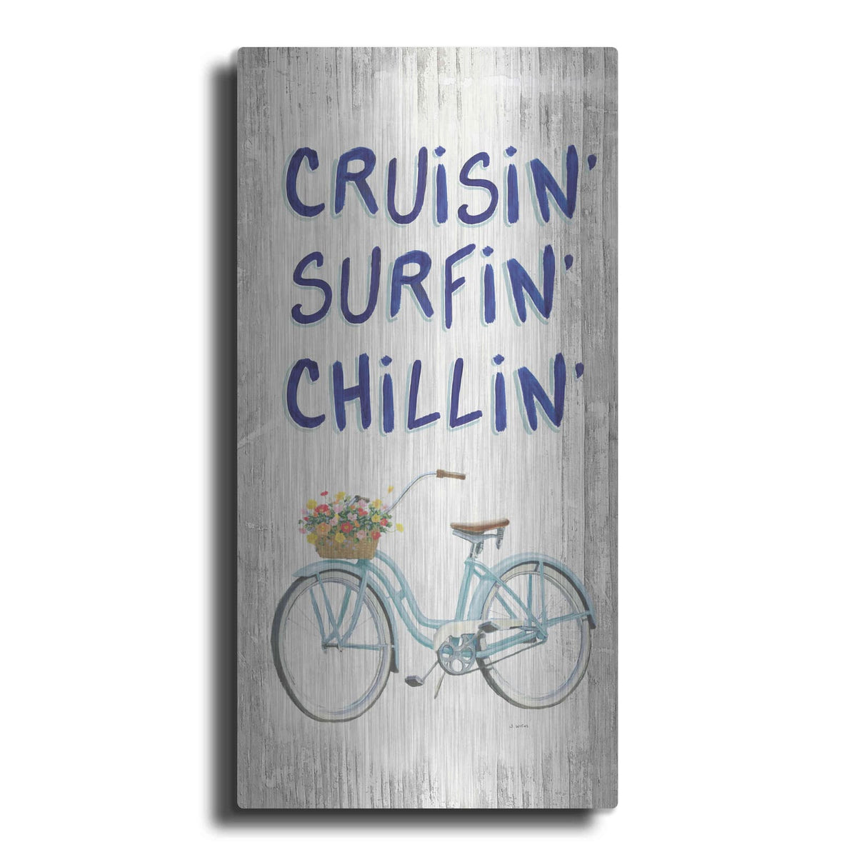 'Beach Time IV' by James Wiens – Metal Wall Art