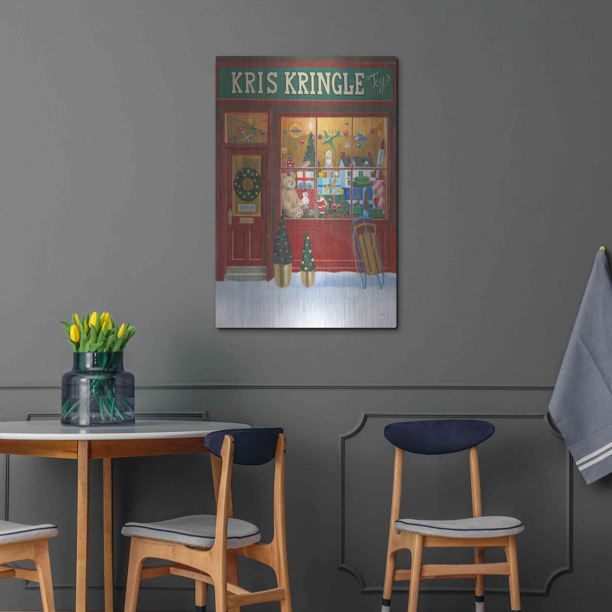 'Holiday Moments III' by James Wiens – Metal Wall Art, 24x36 room view