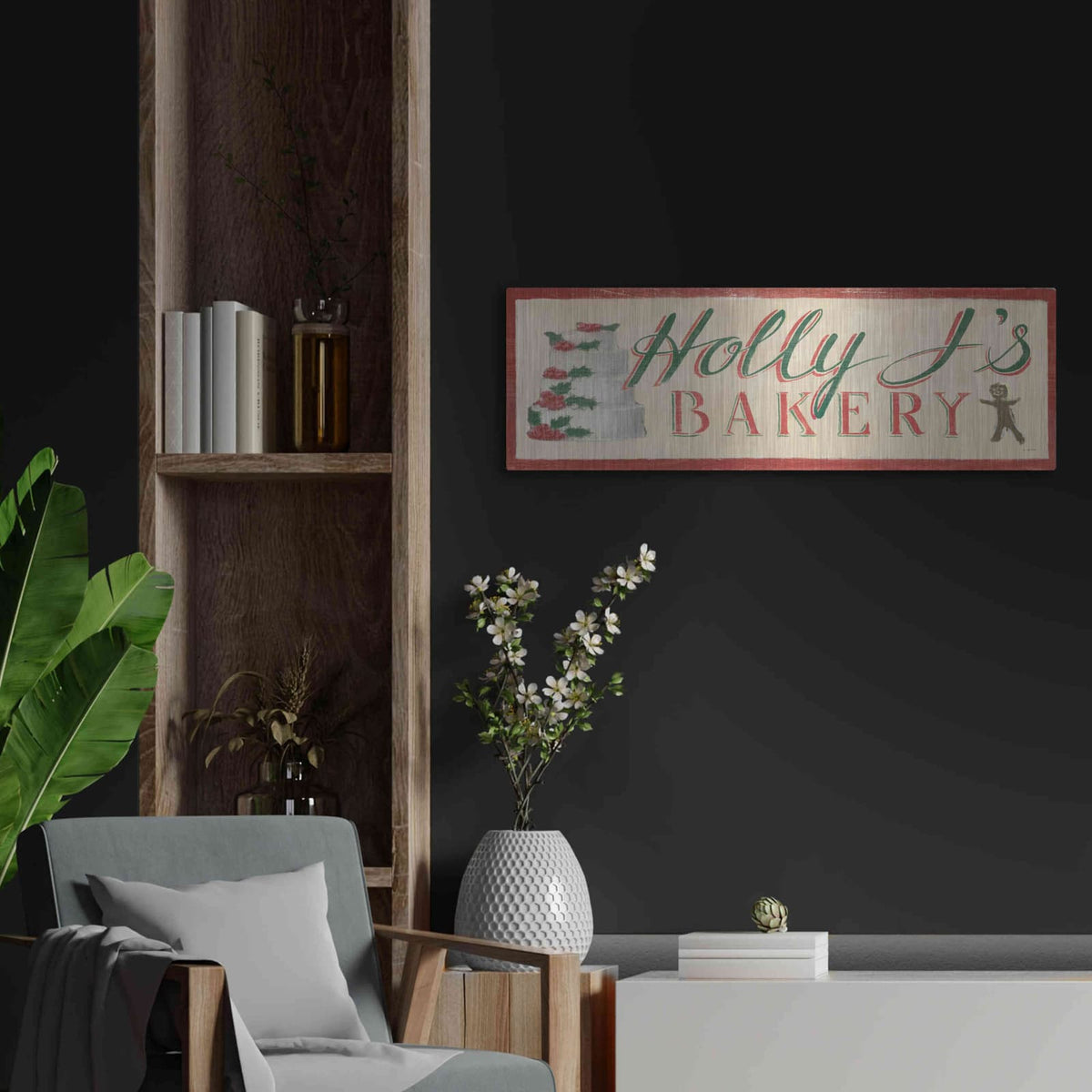 'Holiday Moments IX' by James Wiens – Metal Wall Art, 36x12 room view