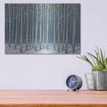 'Shimmering Birches' by James Wiens – Metal Wall Art, 16x12 room view
