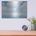 'Sparkling Sea' by James Wiens – Metal Wall Art, 16x12 room view