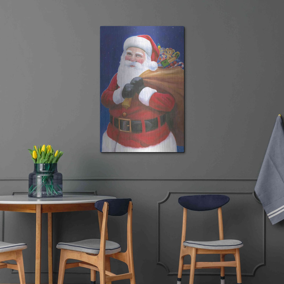 'James Santa' by James Wiens – Metal Wall Art, 24x36 room view