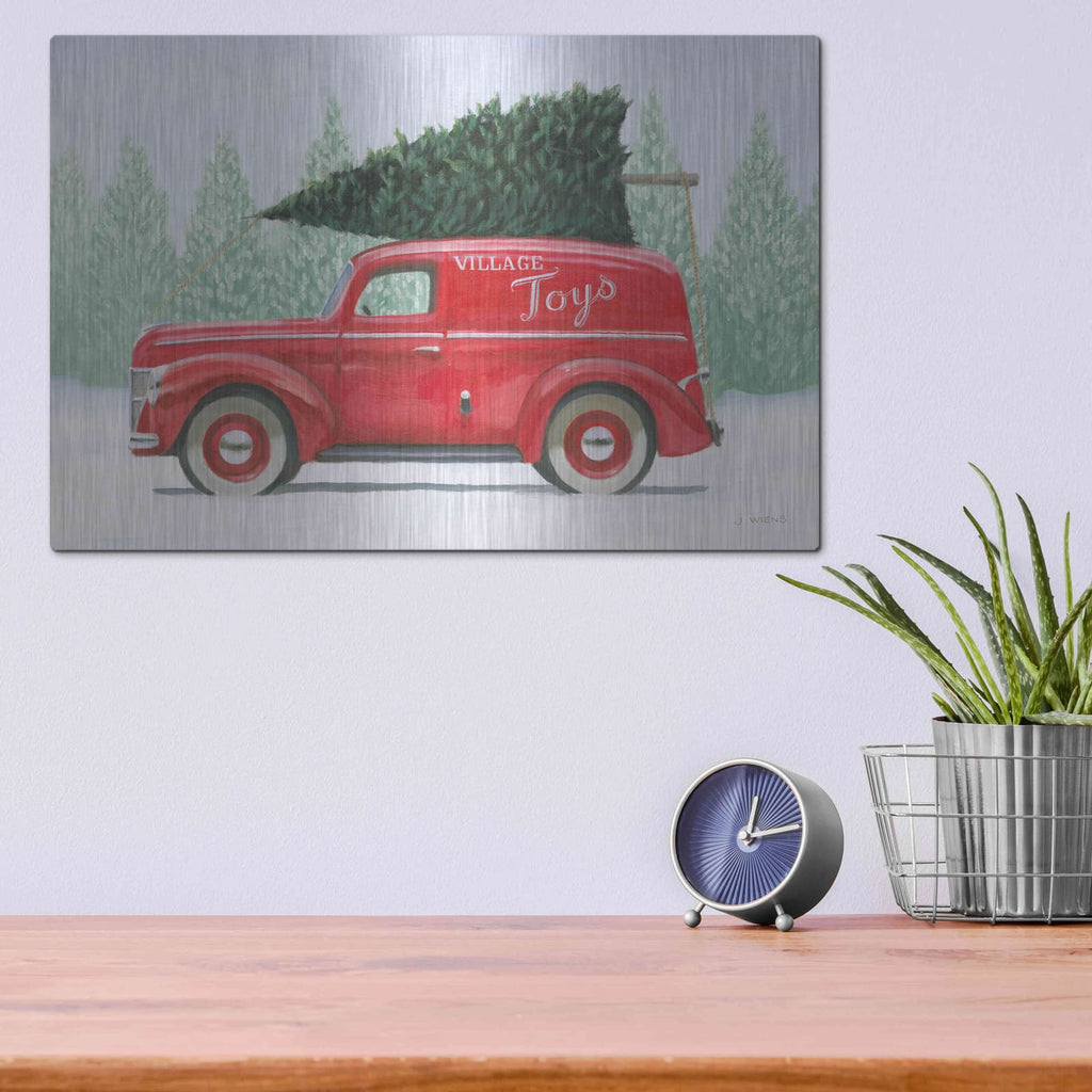 'Christmas Farm II' by James Wiens – Metal Wall Art, 16x12 room view