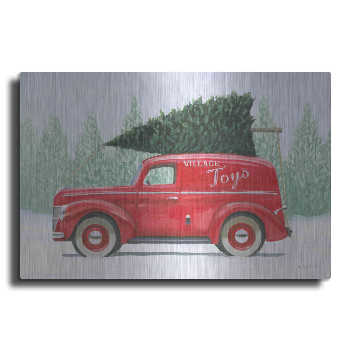 'Christmas Farm II' by James Wiens – Metal Wall Art