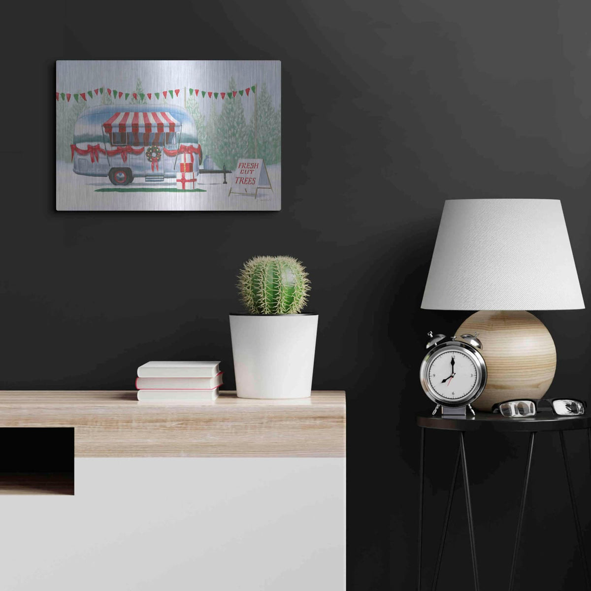 'Christmas Farm IV' by James Wiens – Metal Wall Art, 24x16 room view