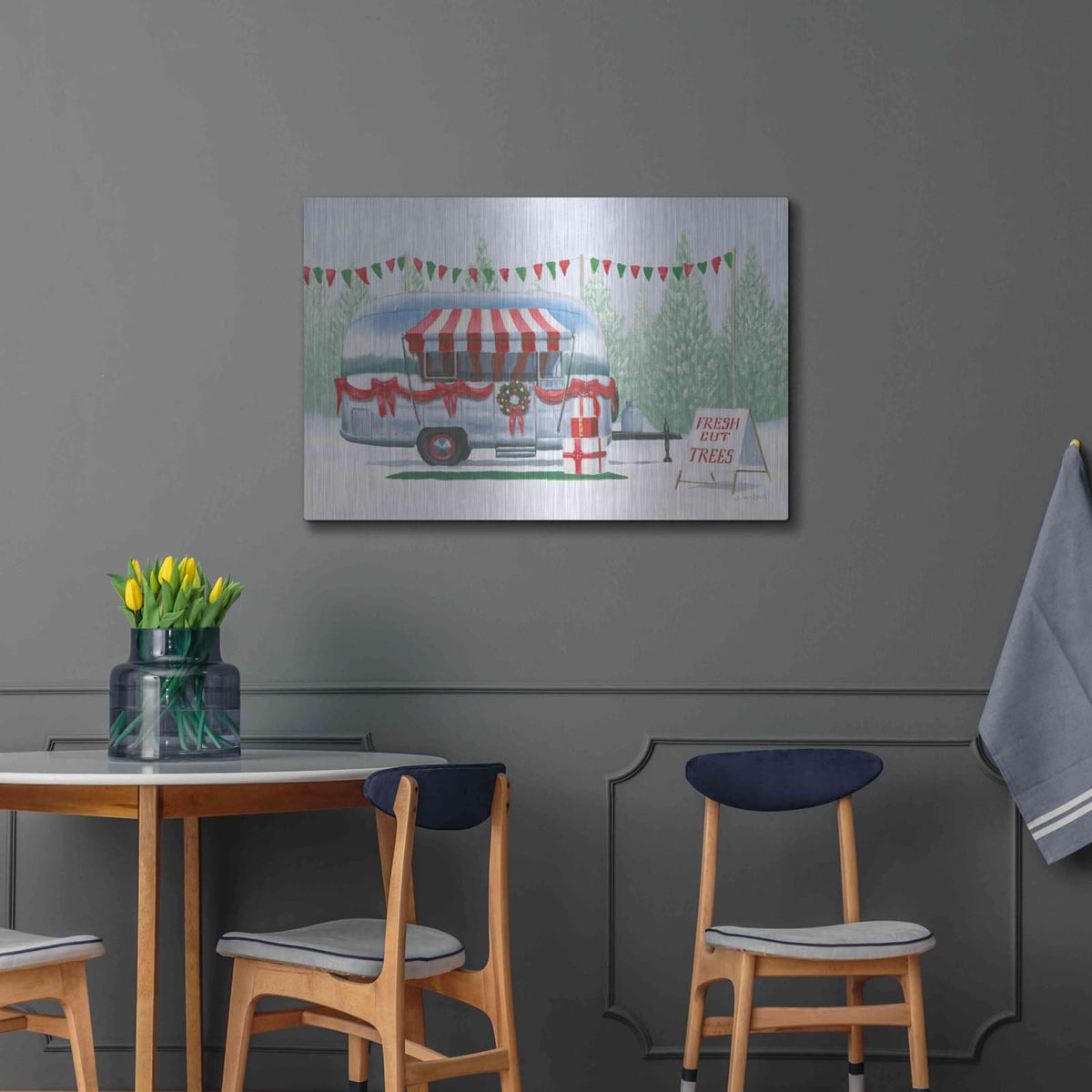 'Christmas Farm IV' by James Wiens – Metal Wall Art, 36x24 room view
