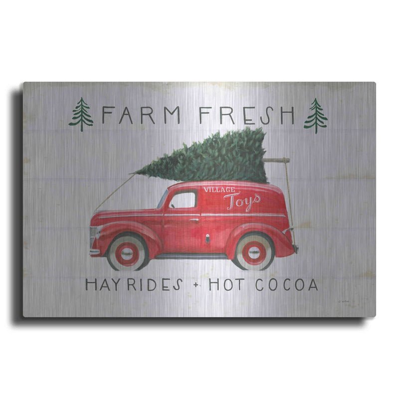 'Christmas Farm VI' by James Wiens – Metal Wall Art