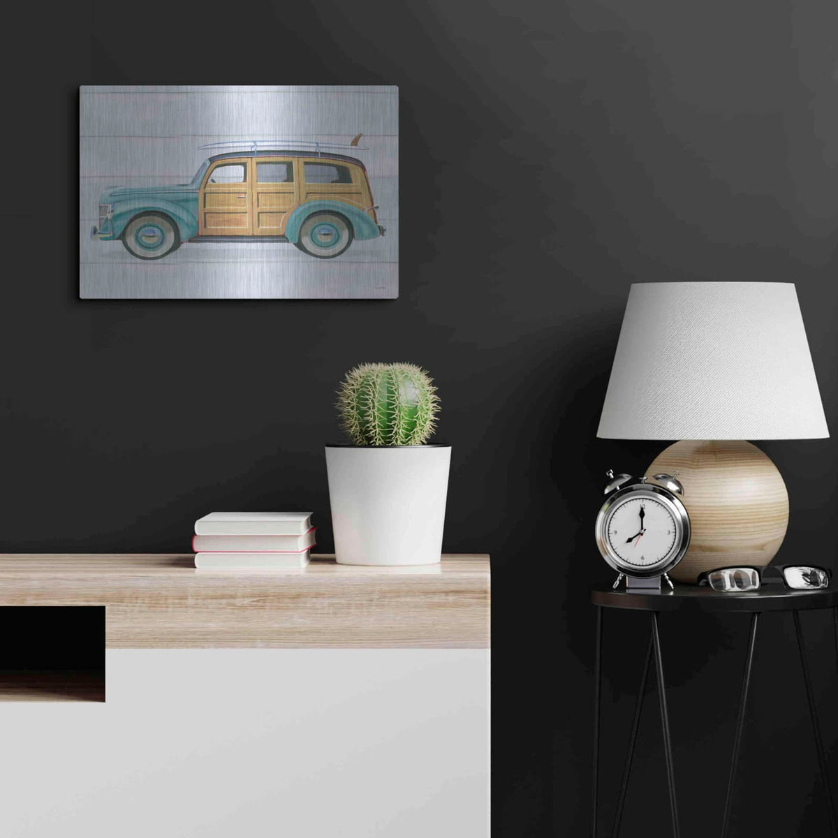 'Beach Ride VIII' by James Wiens – Metal Wall Art, 24x16 room view