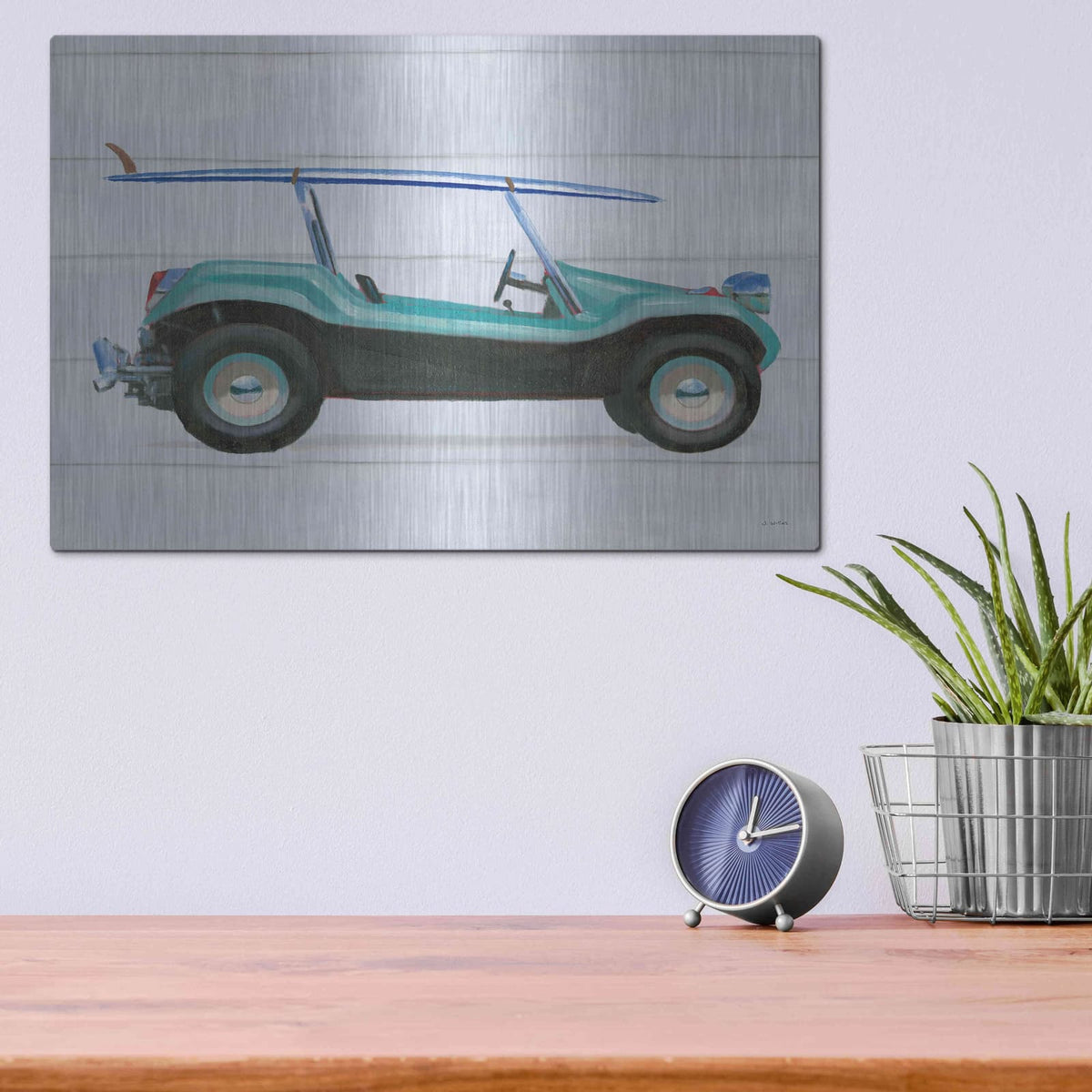 'Beach Ride IX' by James Wiens – Metal Wall Art, 16x12 room view