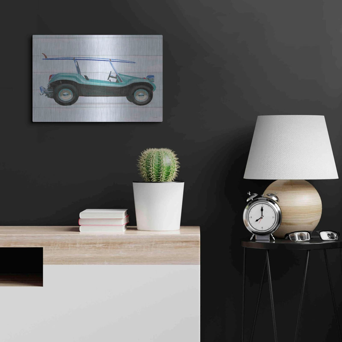 'Beach Ride IX' by James Wiens – Metal Wall Art, 24x16 room view
