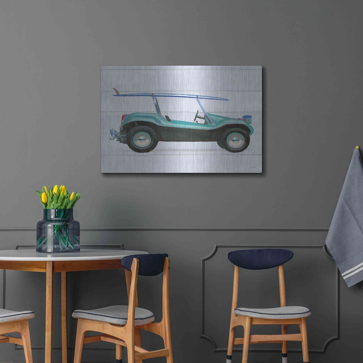 'Beach Ride IX' by James Wiens – Metal Wall Art, 36x24 room view