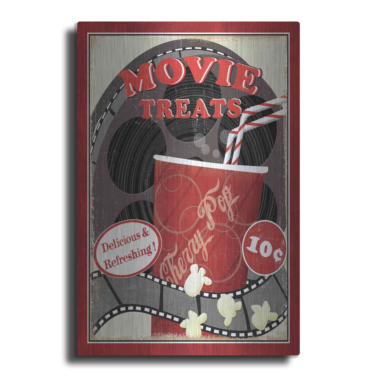 'At the Movies II' by Veronique Charron – Metal Wall Art