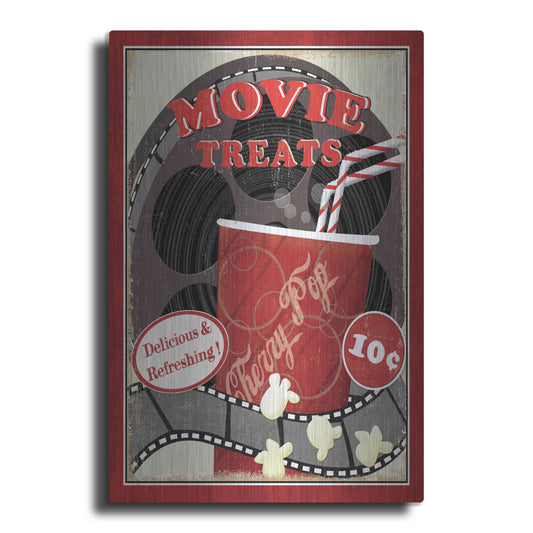 Luxe Metal Art 'At the Movies II' by Veronique Charron, Metal Wall Art